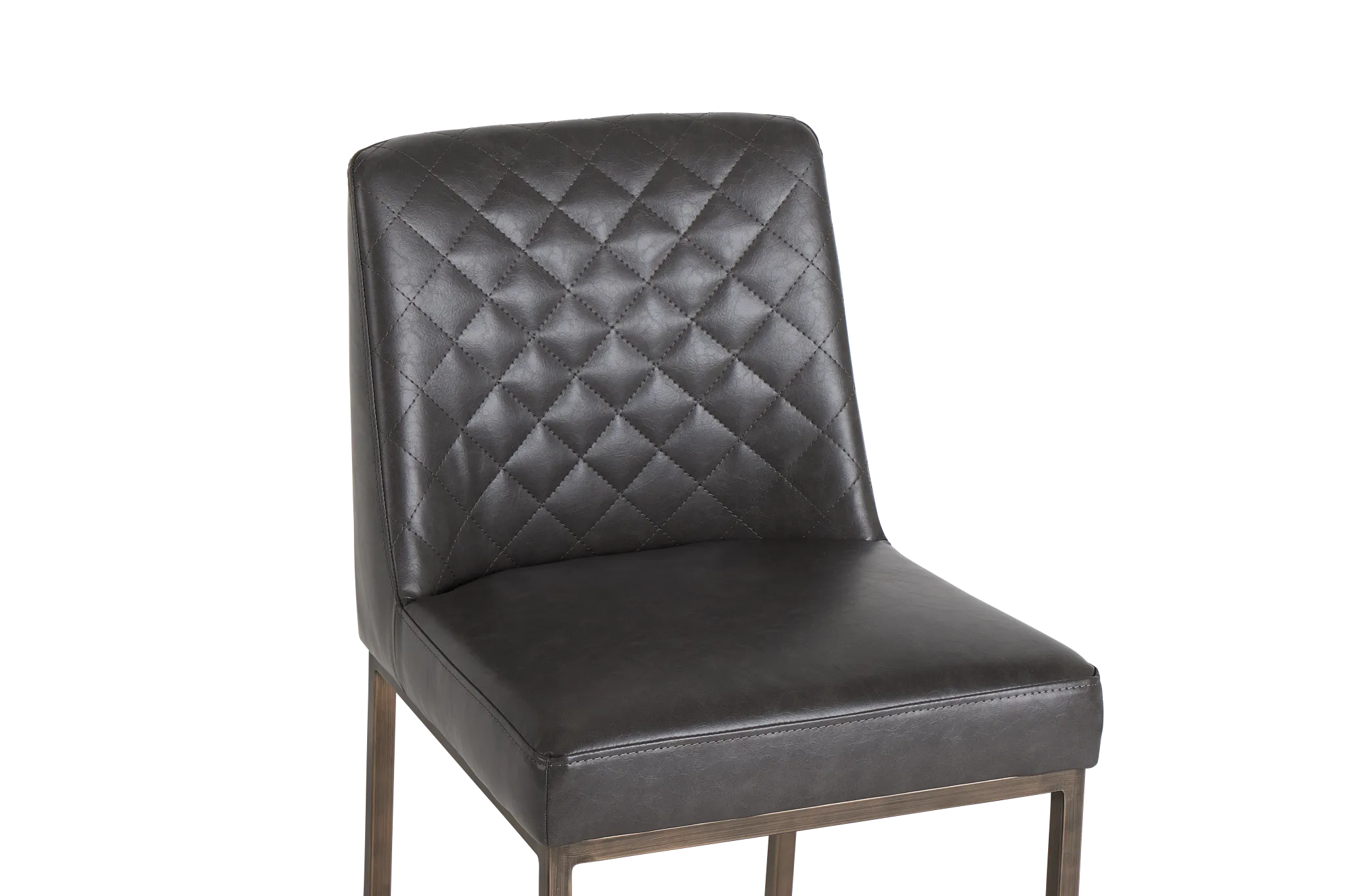 Sierra Dark Gray Bonded Ltr 24" Barstool