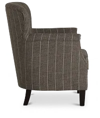 Layla Brown Fabric Accent Chair