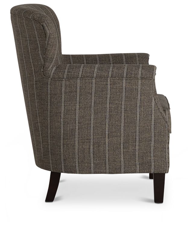 Layla Brown Fabric Accent Chair