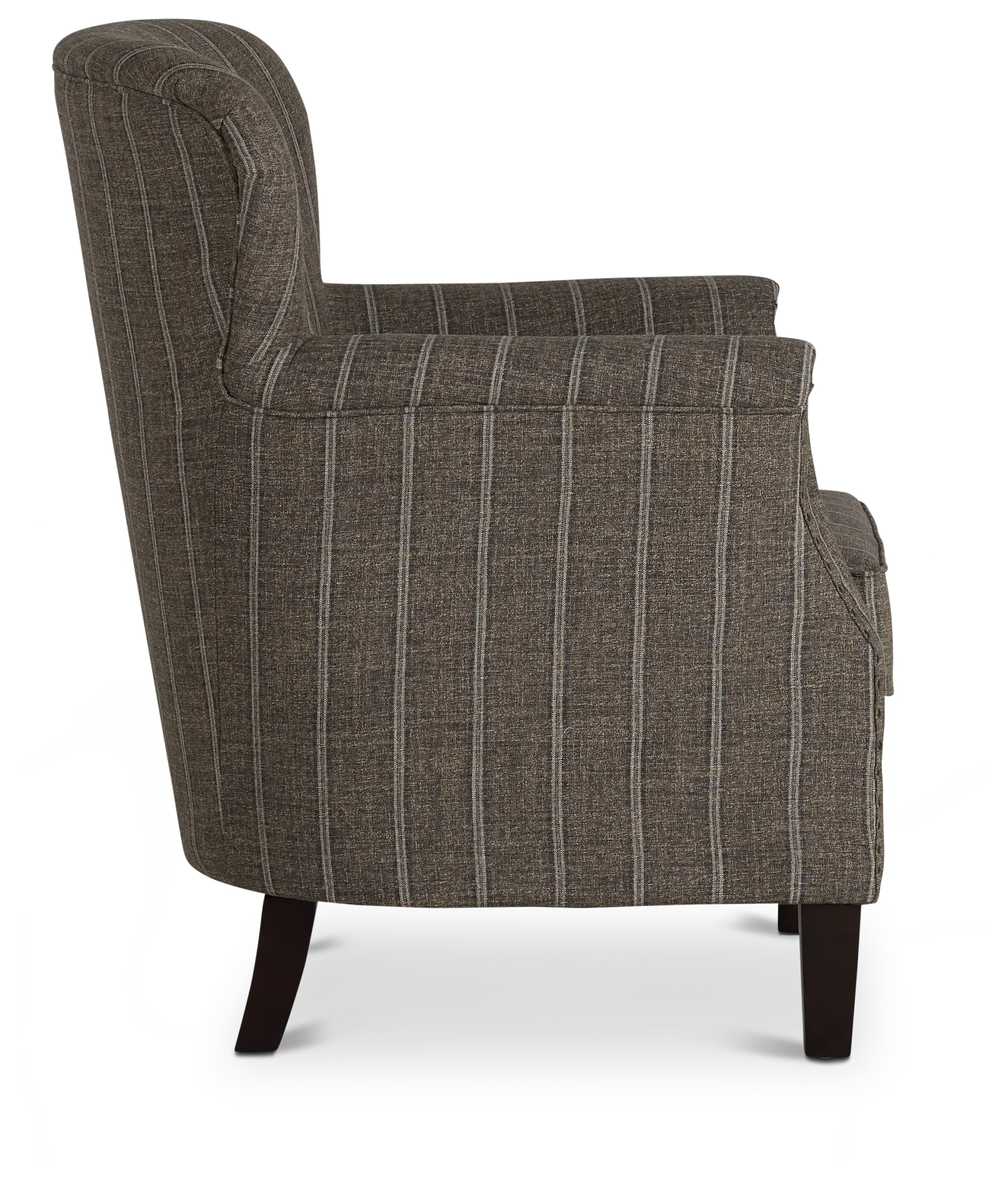 Layla Brown Fabric Accent Chair