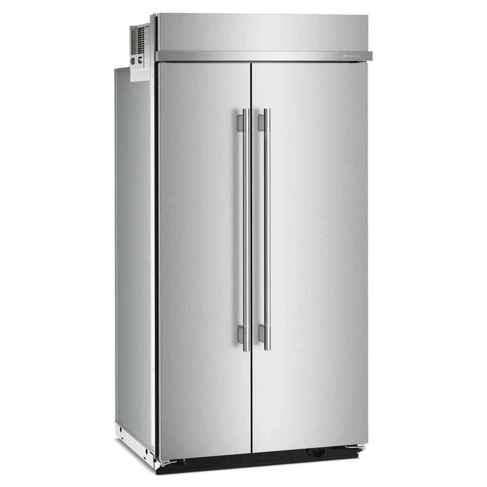 Kitchenaid 742 Series Stainless Steel 42" Built In Side By Side Refrigerator