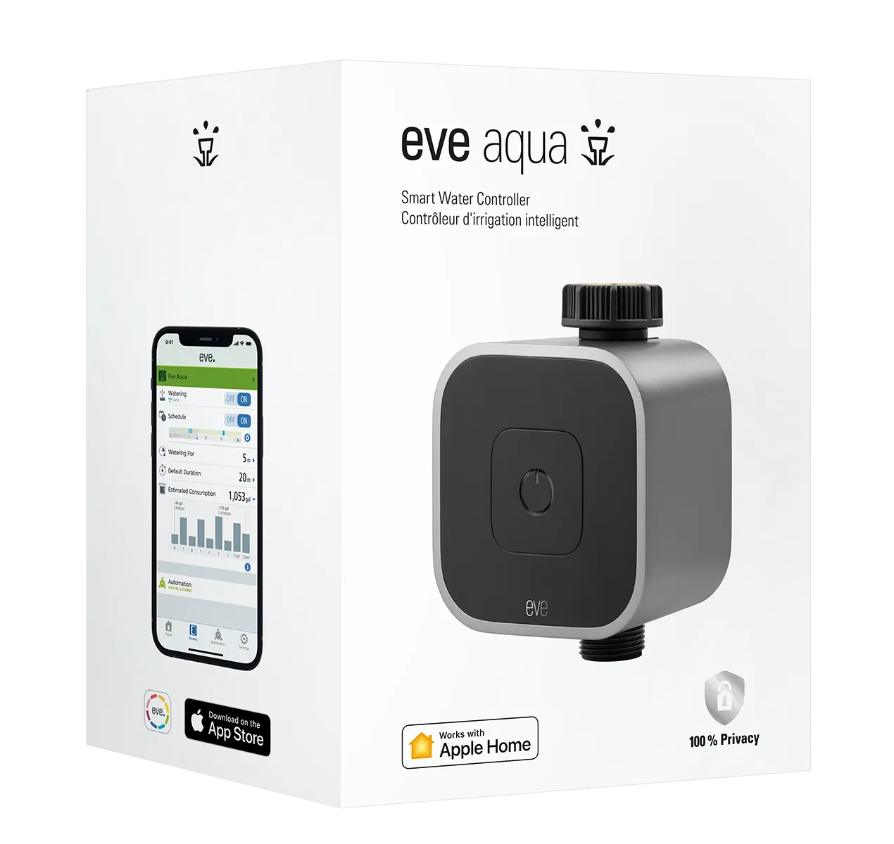 Eve White Smart Water Controller