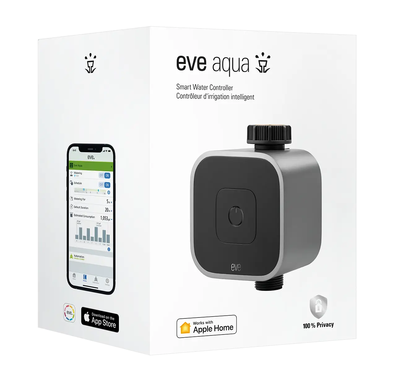Eve White Smart Water Controller Eve White Smart Water Controller