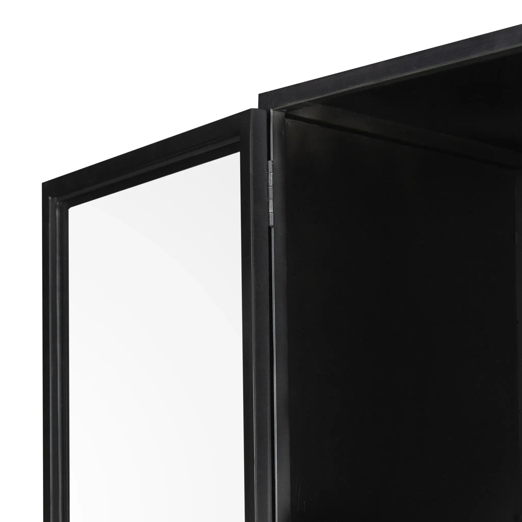Four Hands Shadow Box Black Curio Cabinet Four Hands Shadow Box Black Curio Cabinet