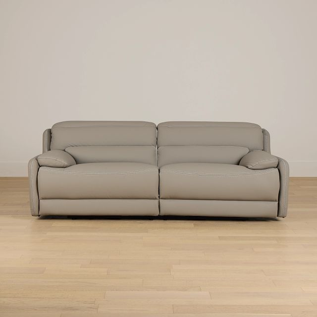 Jett Gray Micro Power Reclining Sofa