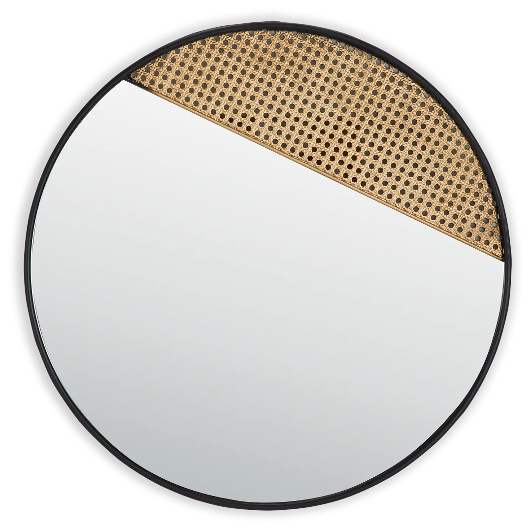 Kenzie Black Small Mirror