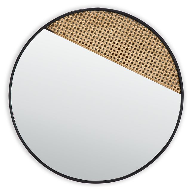 Kenzie Black Small Mirror