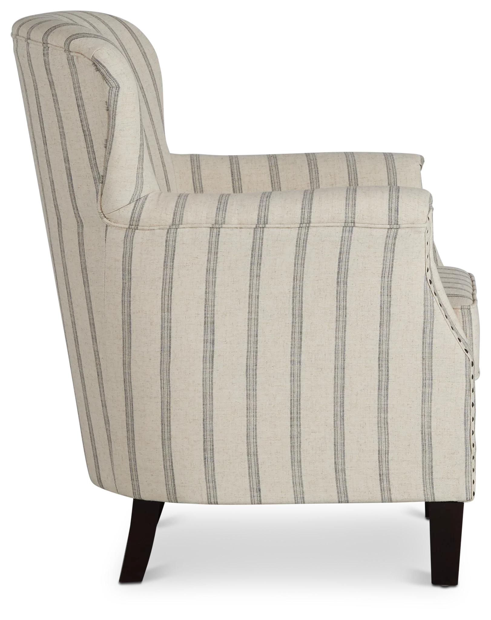 Layla Beige Fabric Accent Chair