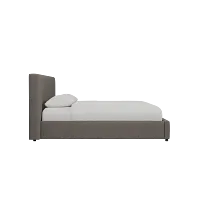 Grayton Elite Dark Gray 44" Upholstered Platform Bed