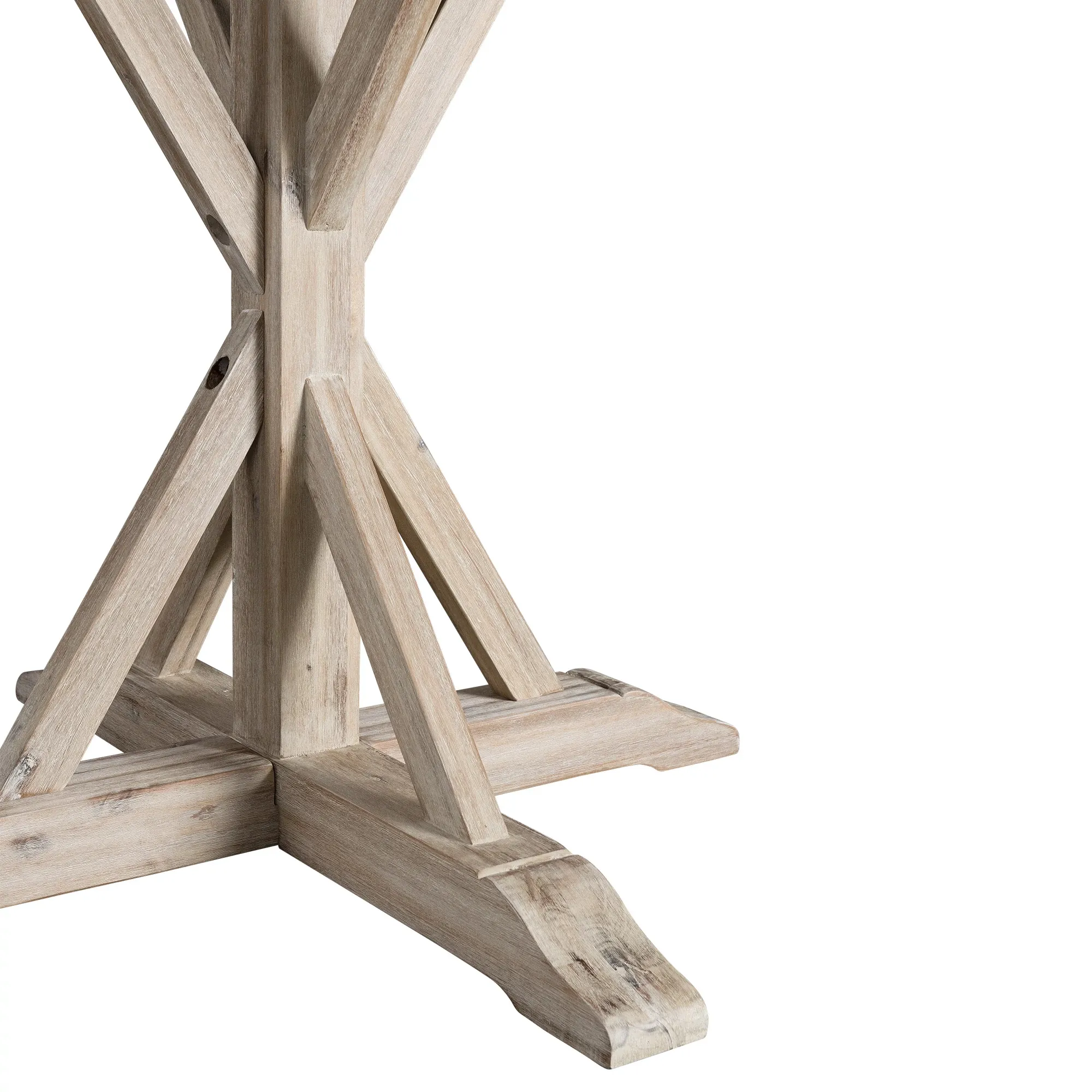 Kellie Light Tone Round High Dining Table