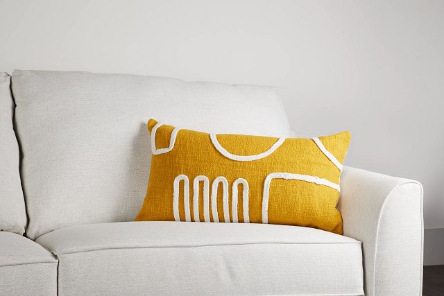 Bettie Gold Lumbar Accent Pillow