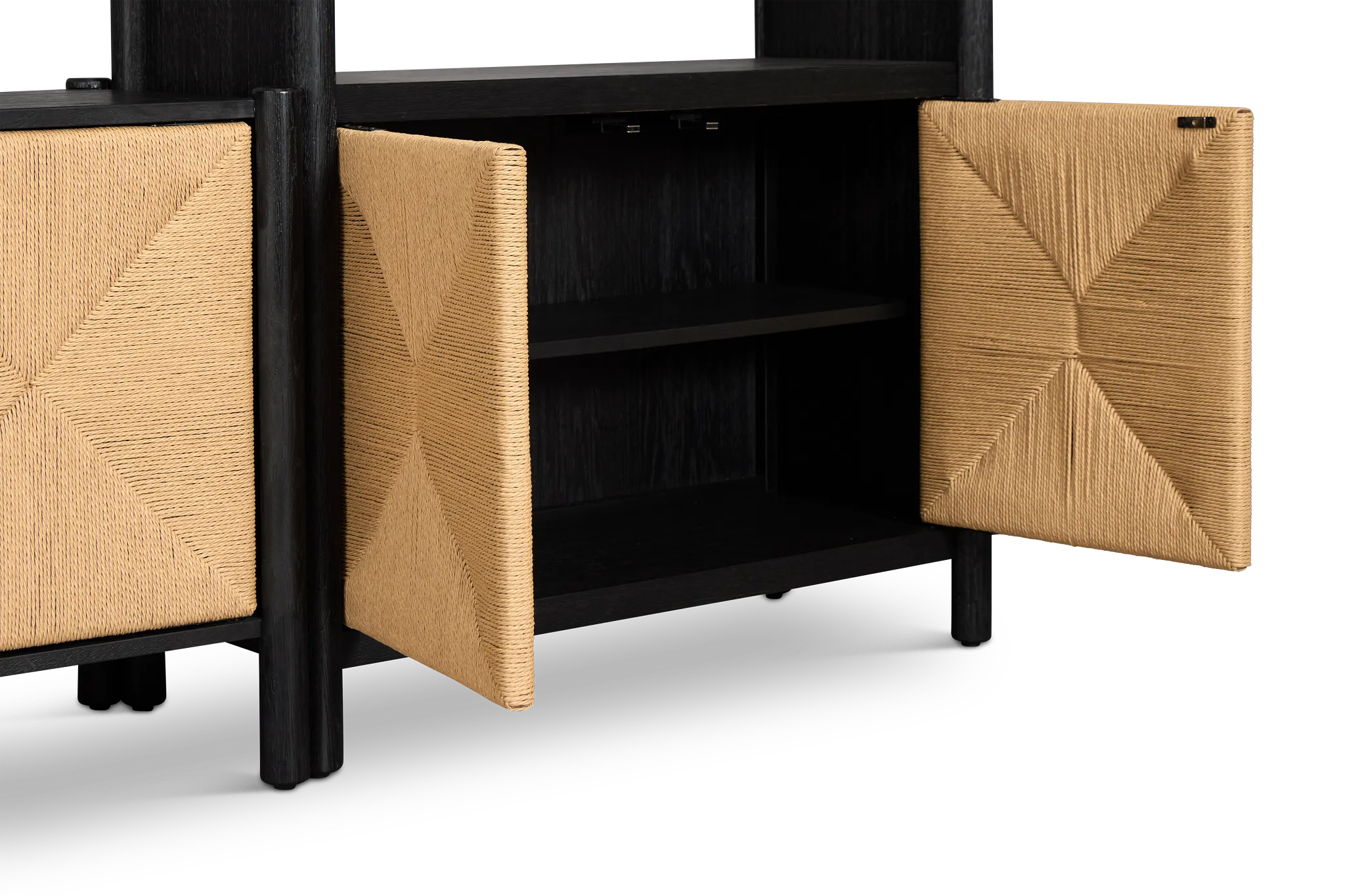 Santorini Black 84" Entertainment Wall