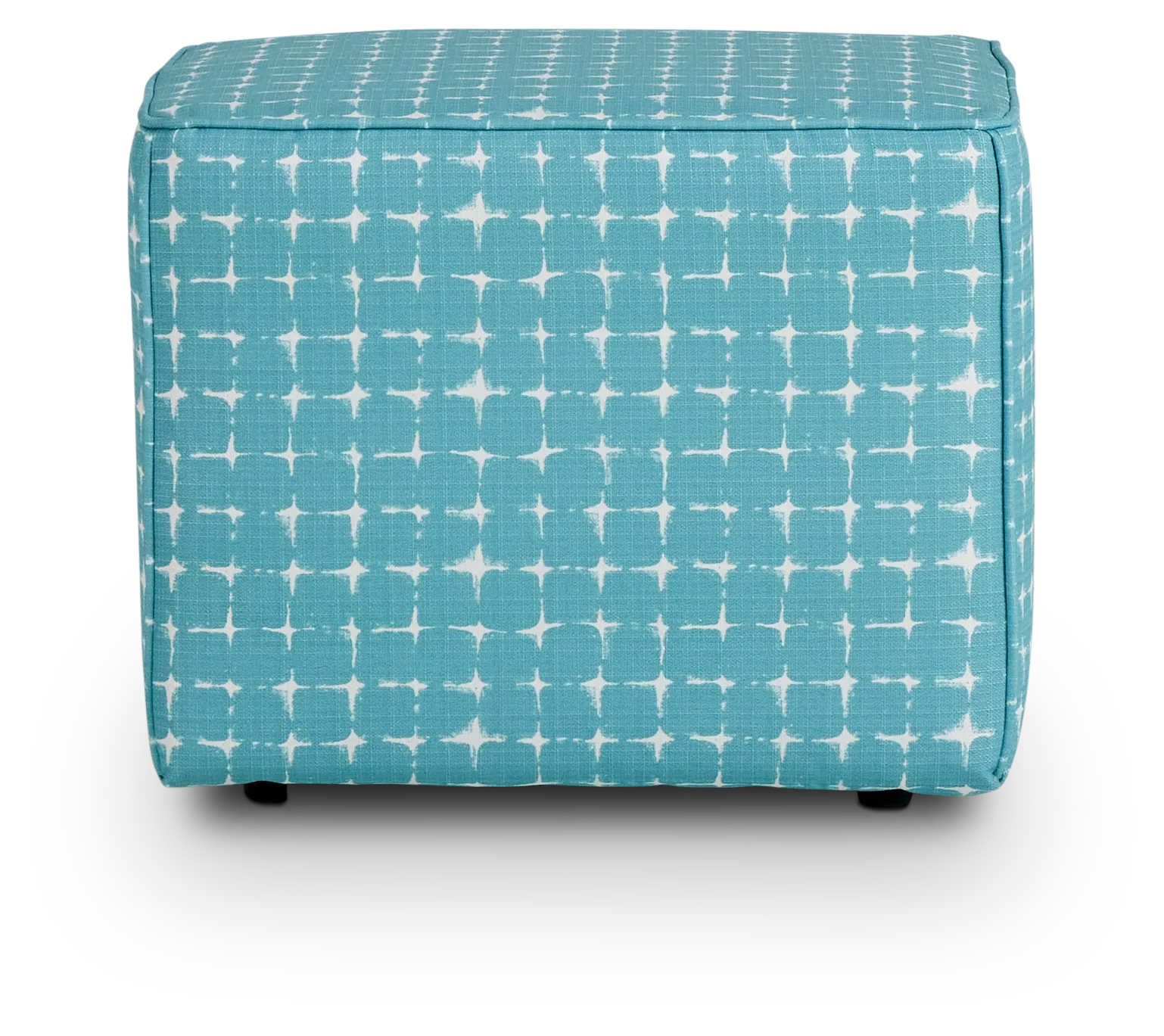 Neptune Teal Indoor/outdoor Accent Ottoman