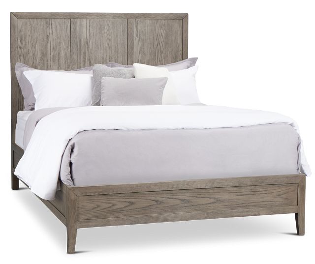 Alden Gray Wood Platform Bed