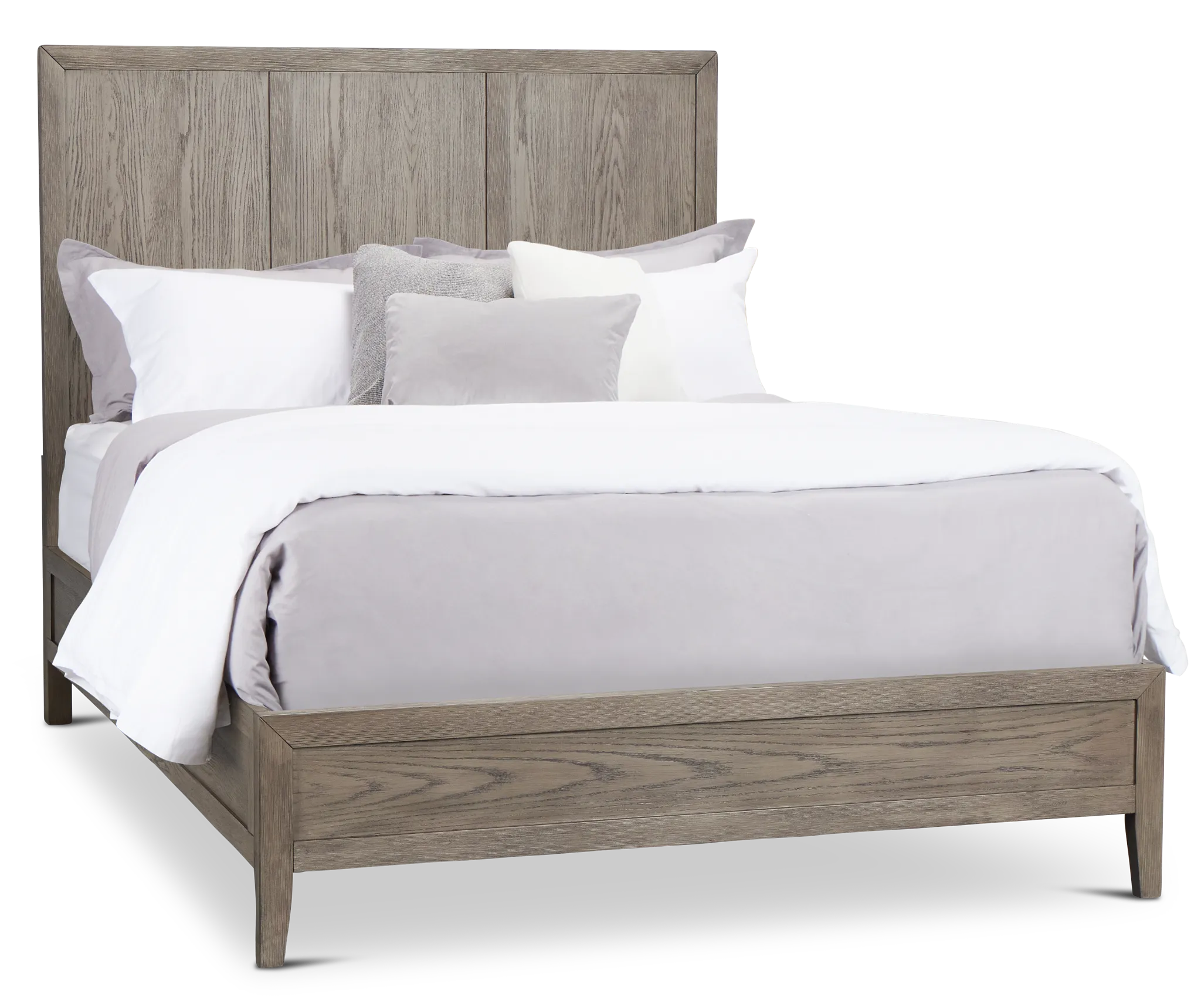 Alden Gray Wood Platform Bed