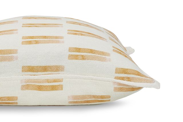 Gabriel Orange 22" Square Accent Pillow