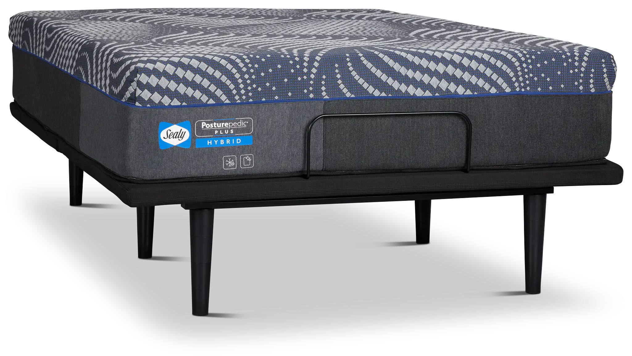 Sealy Posturpedic Plus Hybrid Albany Medium Ease Adjustable Mattress Set Sealy Posturpedic Plus Hybrid Albany Medium Ease Adjustable Mattress Set