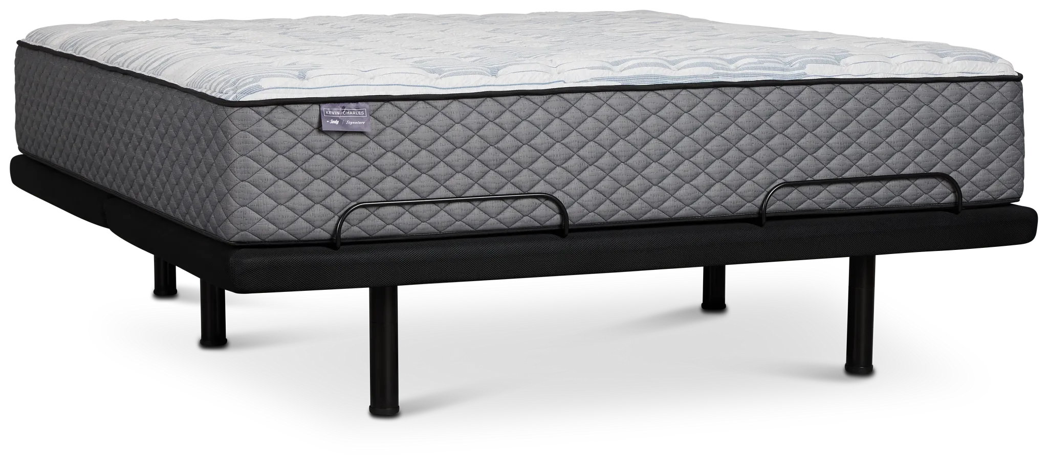 Kevin Charles By Sealy Signature Extra Firm Plus Adjustable Mattress Set