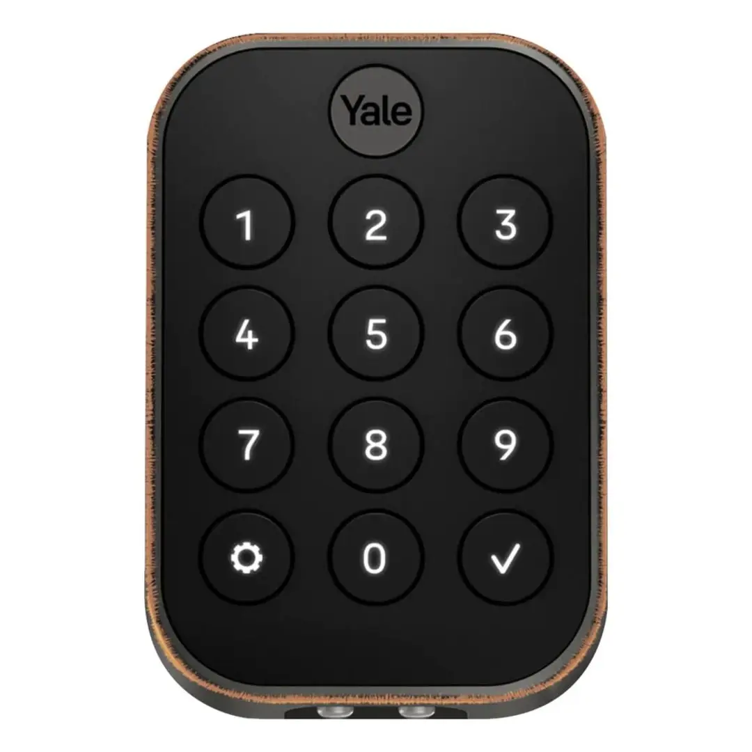 Yale Pro 2 Pushbutton & Connect Bridge Bronze Key-free Keypad Door Lock Yale Pro 2 Pushbutton & Connect Bridge Bronze Key-free Keypad Door Lock