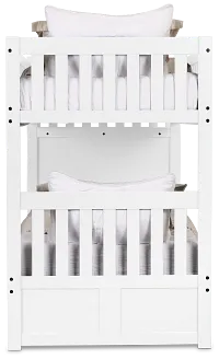 Charleston White Step Bunk Bed