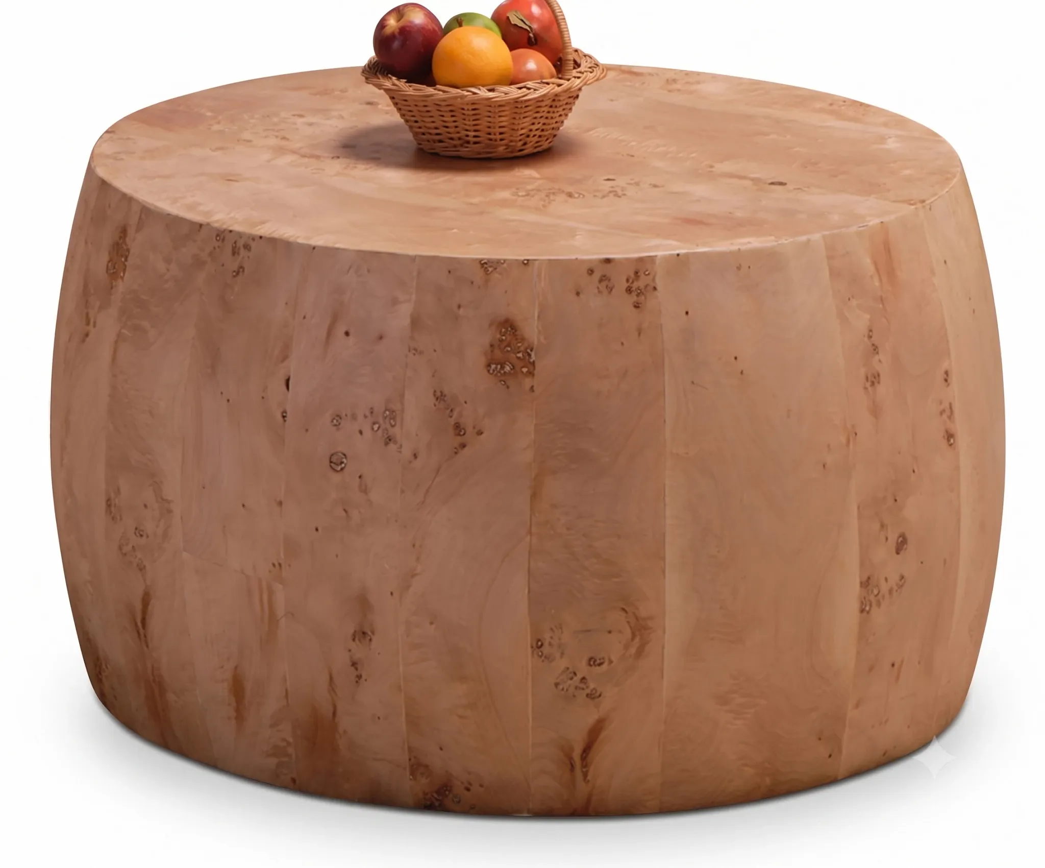 Peyton Light Tone Round Coffee Table