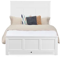 Seabrook White Panel Bed