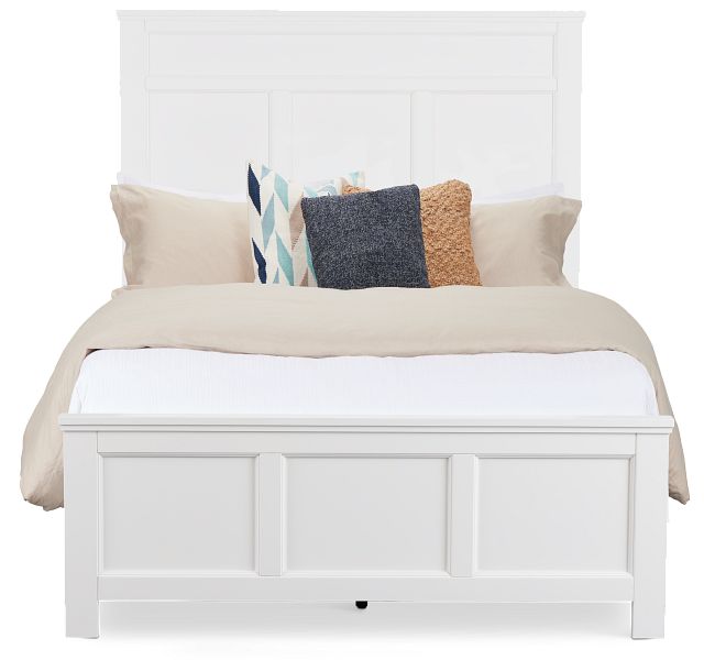 Seabrook White Panel Bed