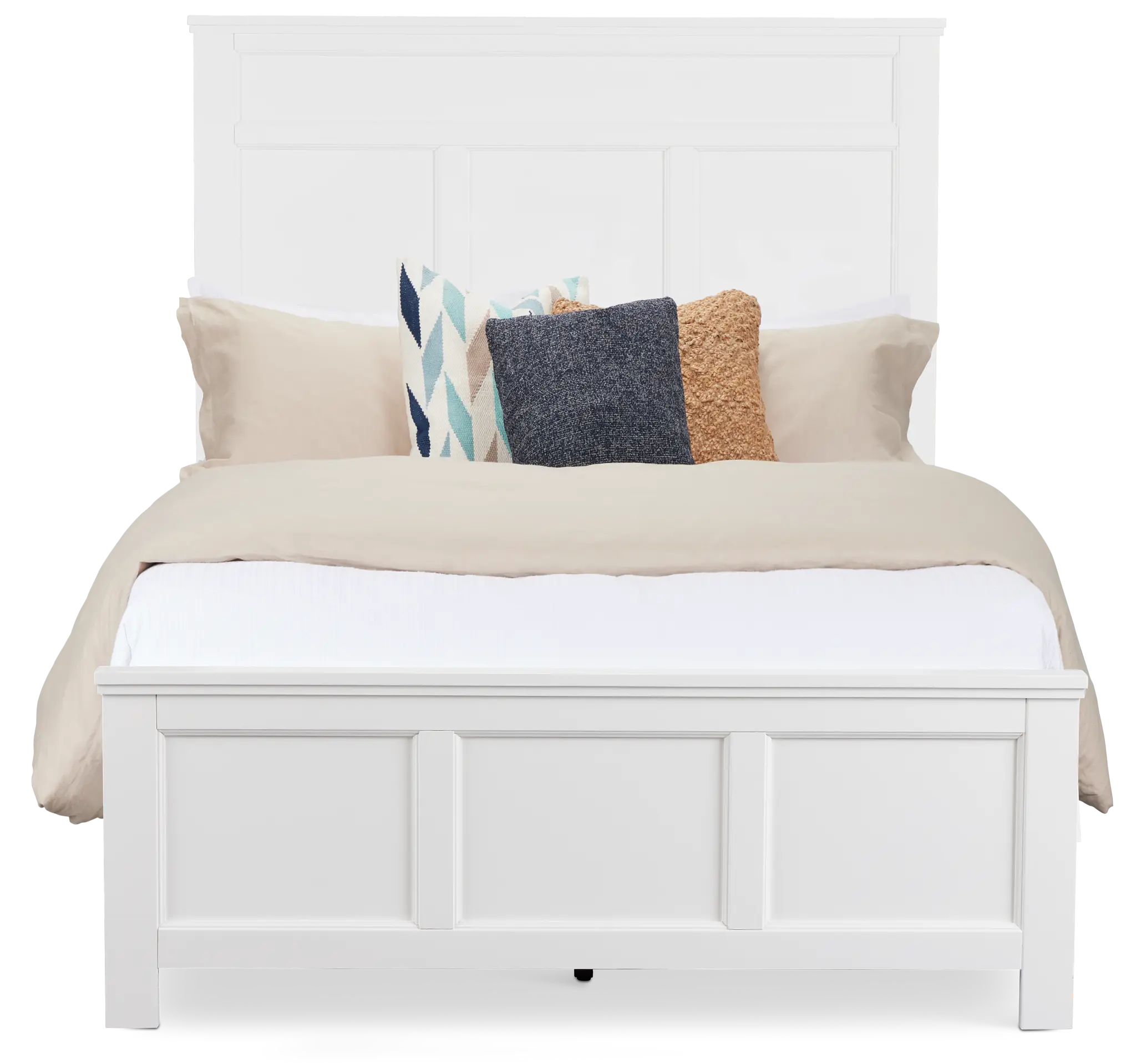 Seabrook White Panel Bed Seabrook White Panel Bed