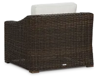 Canyon Dark Brown White Chair