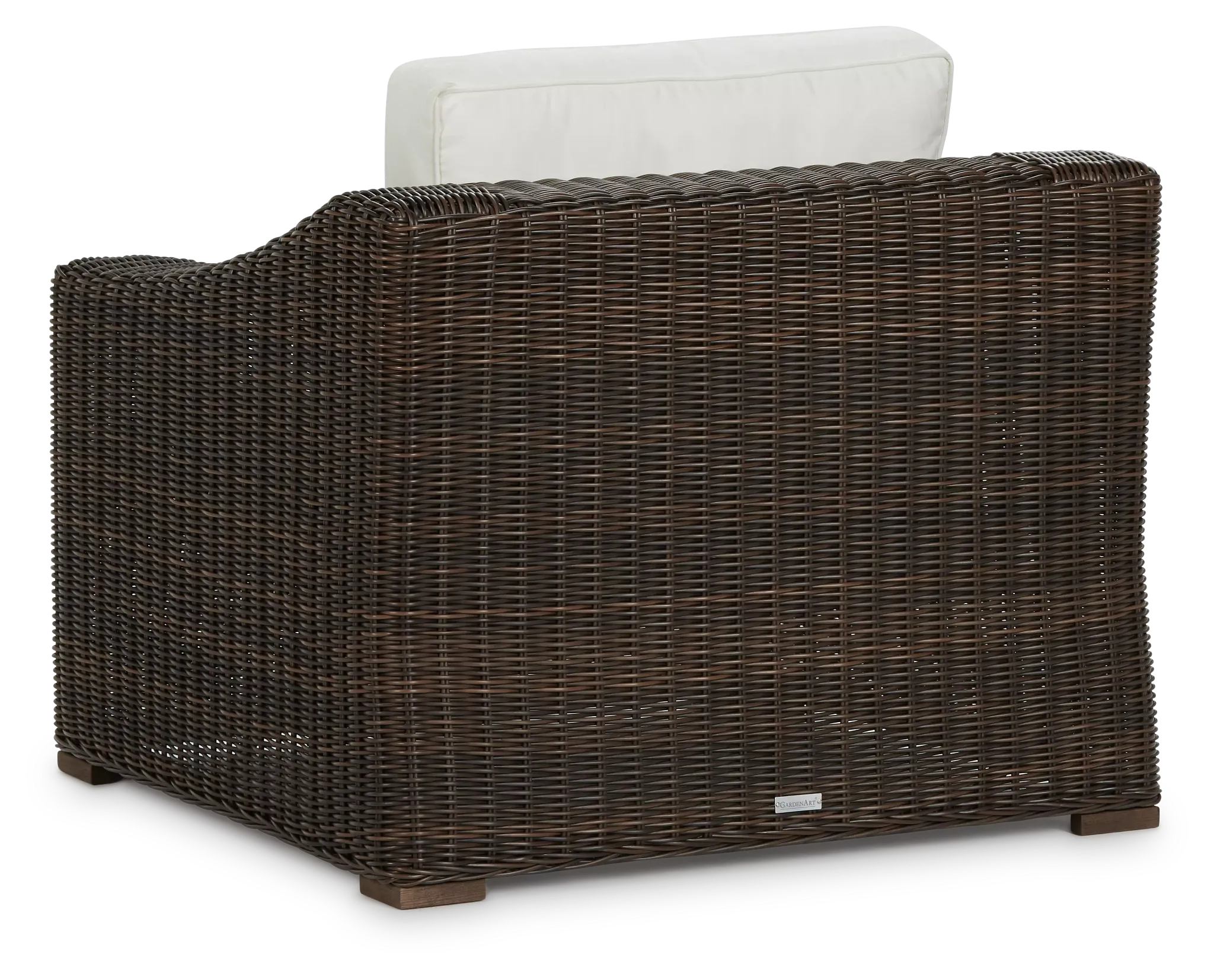 Canyon Dark Brown White Chair