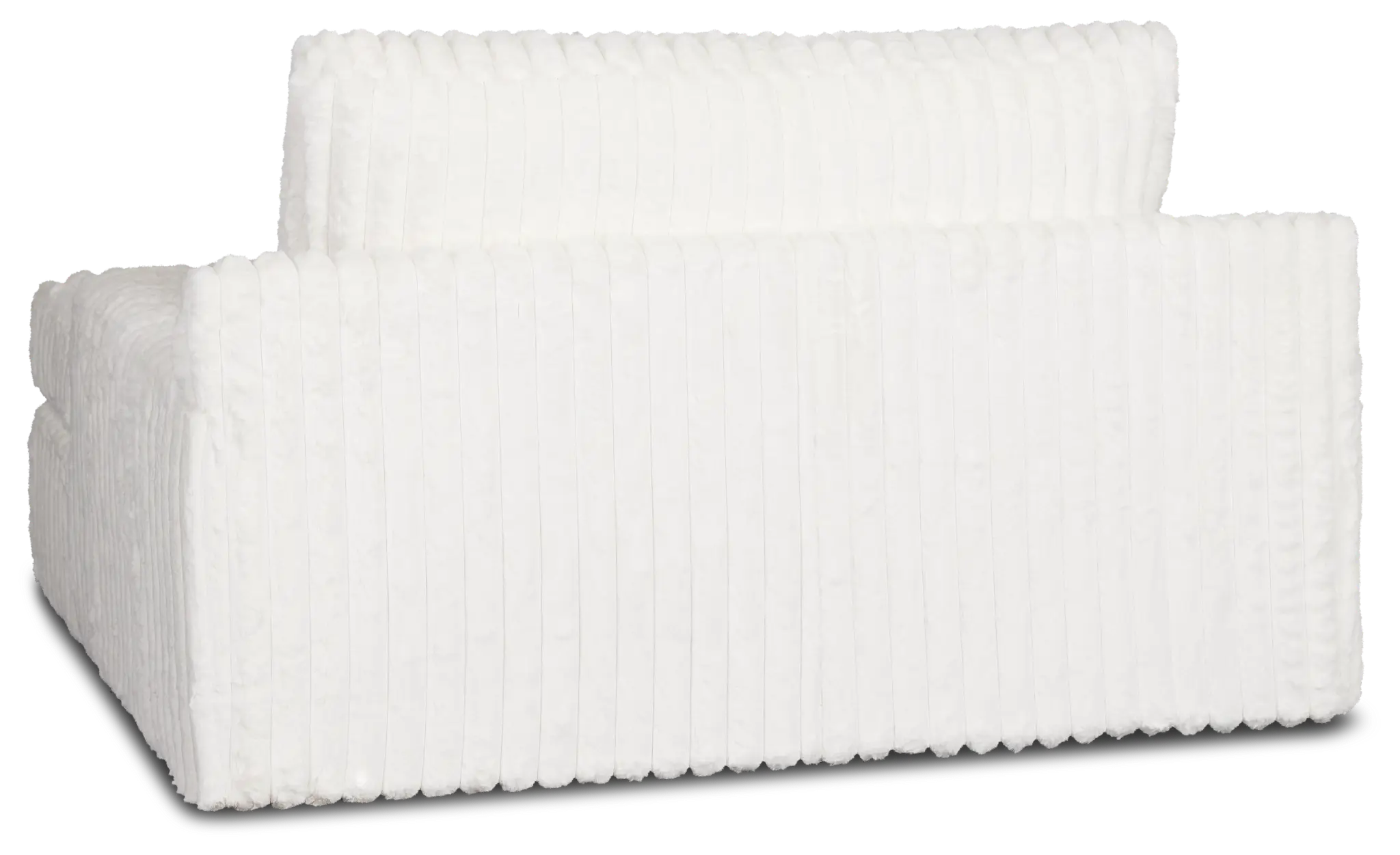 Teddy White Fabric Chaise Teddy White Fabric Chaise