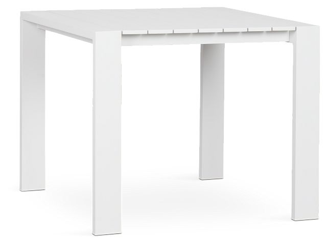 Sunrise White 35" Square Table