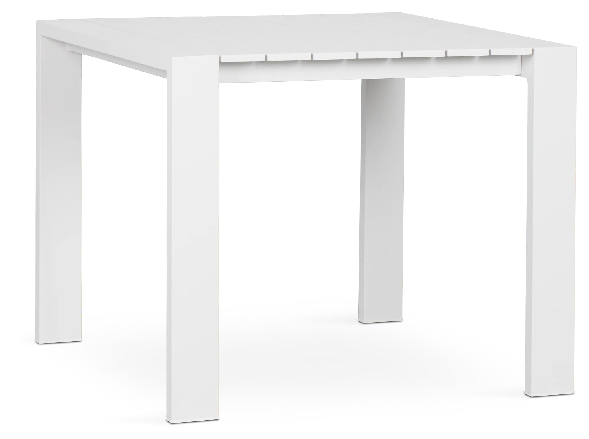 Sunrise White 35" Square Table