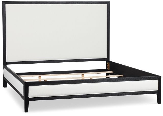 Alden Black Uph Platform Bed