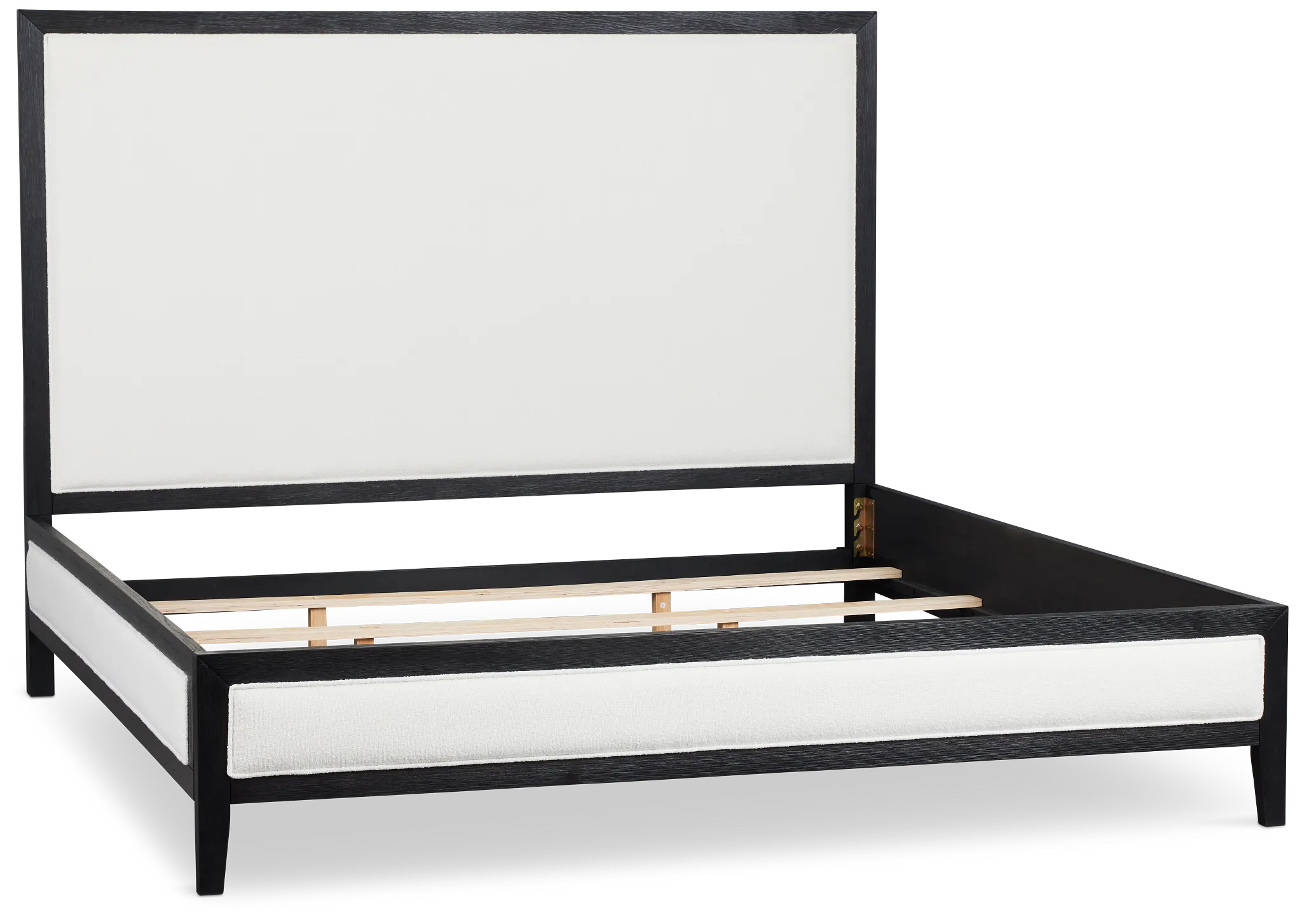 Alden Black Uph Platform Bed