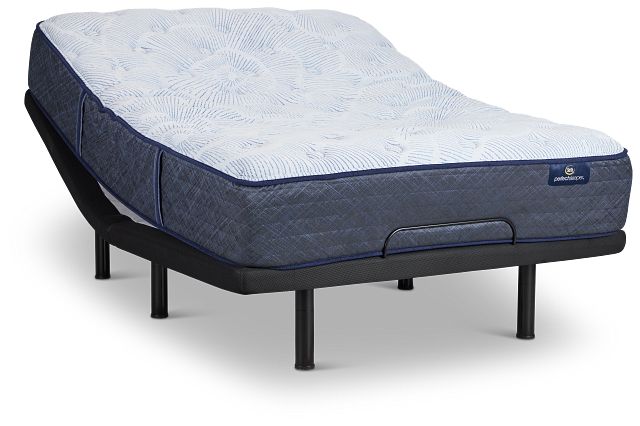 Serta Perfect Sleeper Blue Lagoon Nights Plush Plus Adjustable Mattress Set