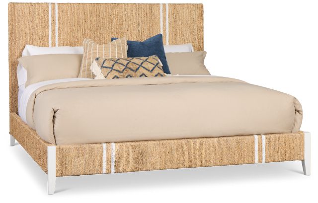 Nantucket Light Tone Woven Panel Bed