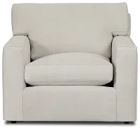 Hudson Gray Fabric Chair