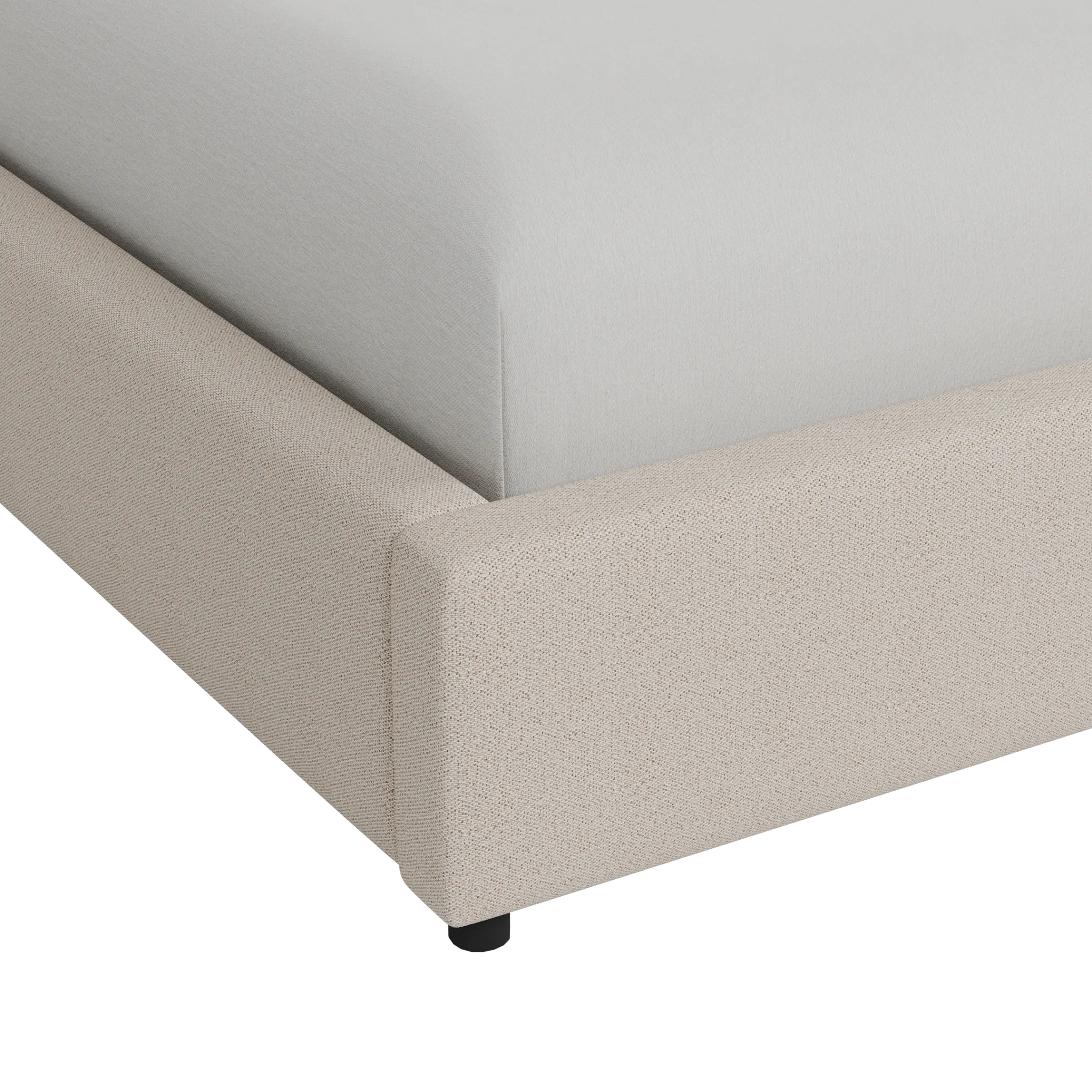 Grayton Gellar Brown 54" Upholstered Platform Bed