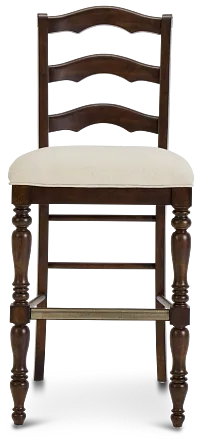 Savannah Dark Tone 30" Upholstered Barstool