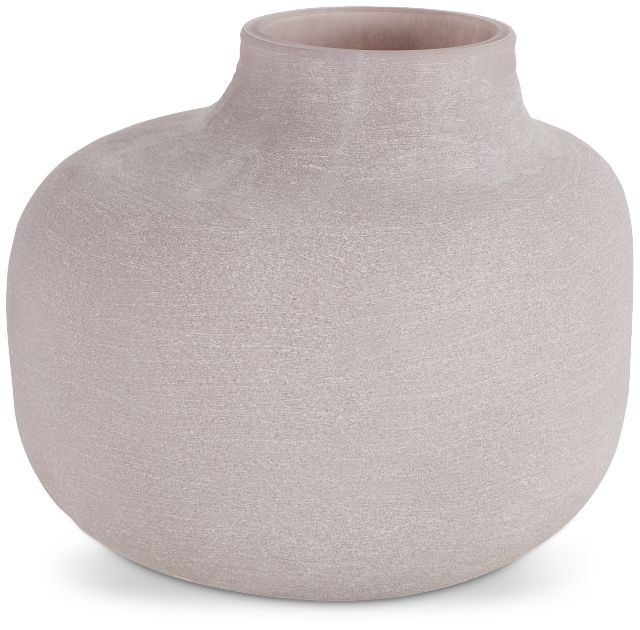 Mona Ivory Glass Vase