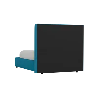 Grayton Joya Teal 54" Upholstered Platform Bed