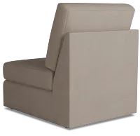 Citymod Beige Fabric Armless Chair