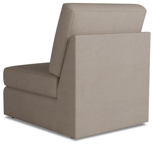 Citymod Beige Fabric Armless Chair