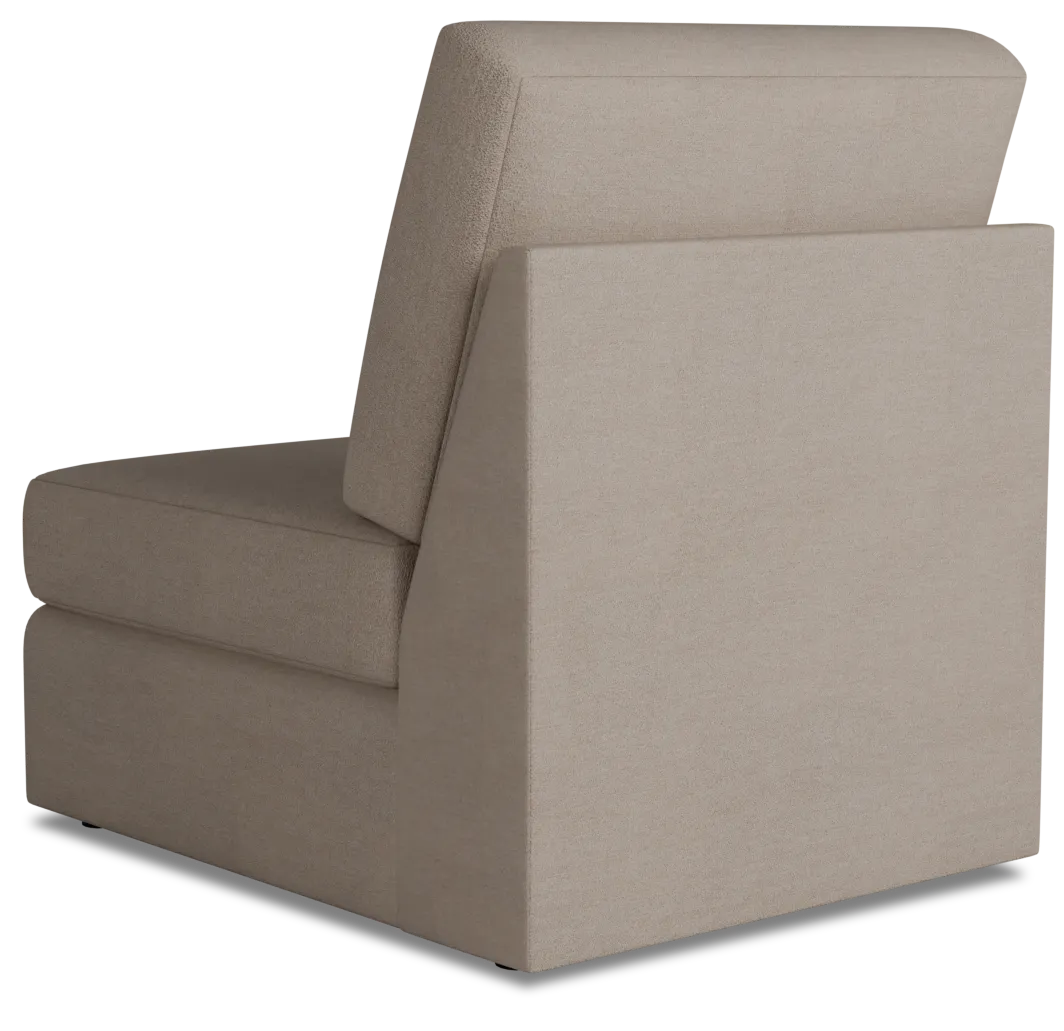 Citymod Beige Fabric Armless Chair