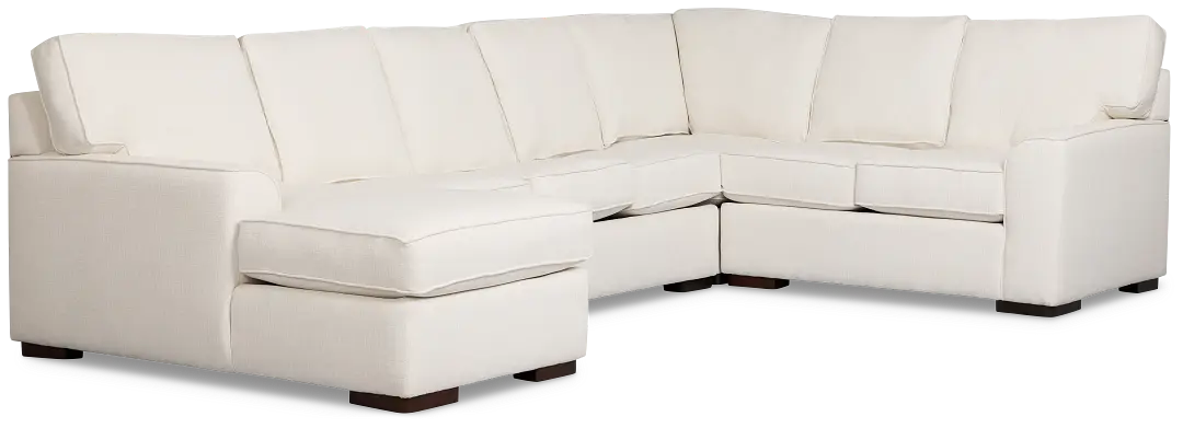 Sinclair Light Beige Fabric Left Chaise Memory Foam Sleeper Sectional Sinclair Light Beige Fabric Left Chaise Memory Foam Sleeper Sectional