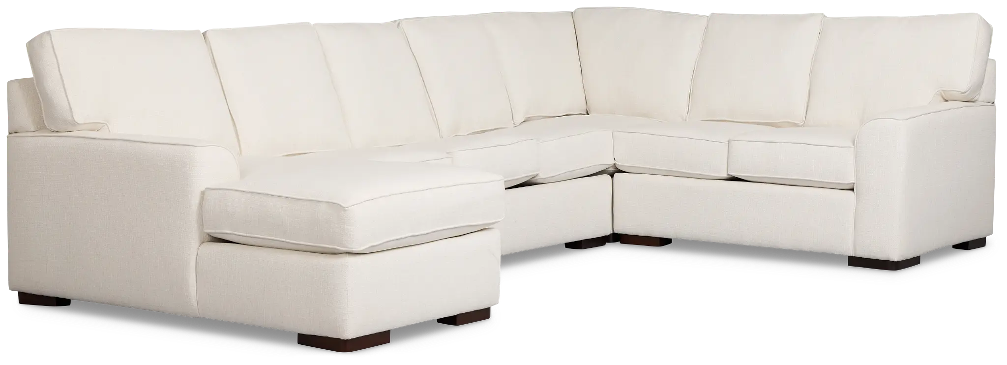 Sinclair Light Beige Fabric Left Chaise Memory Foam Sleeper Sectional Sinclair Light Beige Fabric Left Chaise Memory Foam Sleeper Sectional