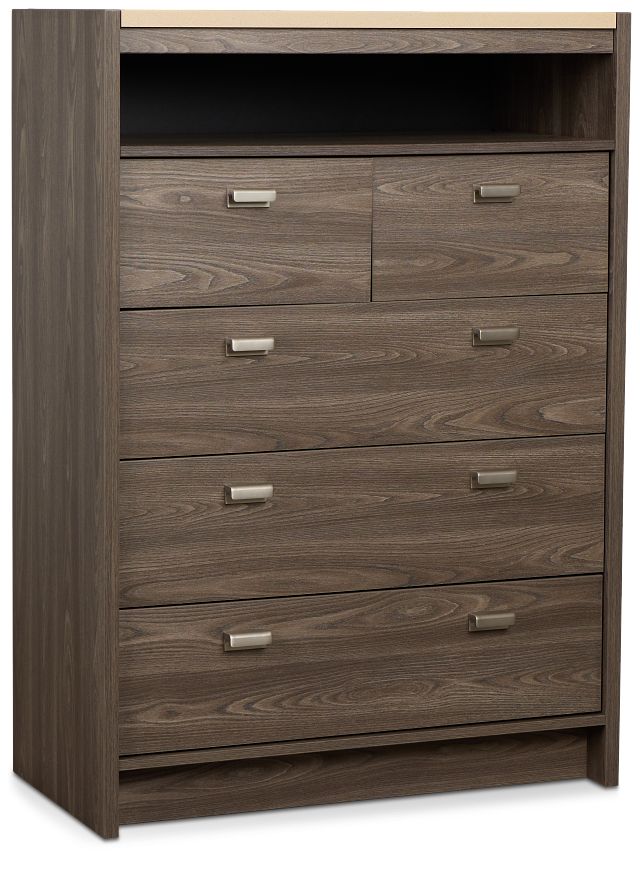 Warren Two-tone Stone Drawer Chest