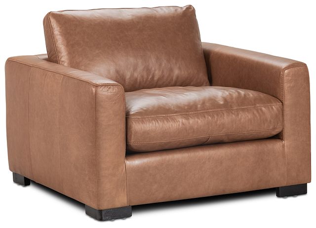 Bohan Brown Leather Chair (2)