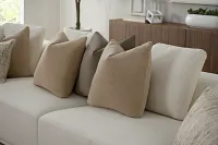 Reign Champagne 22" Accent Pillow